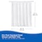 Kenney Mfg Fabric Shower Curtain Liner, 70" W x 72" H, White KN61253 - alternate 5
